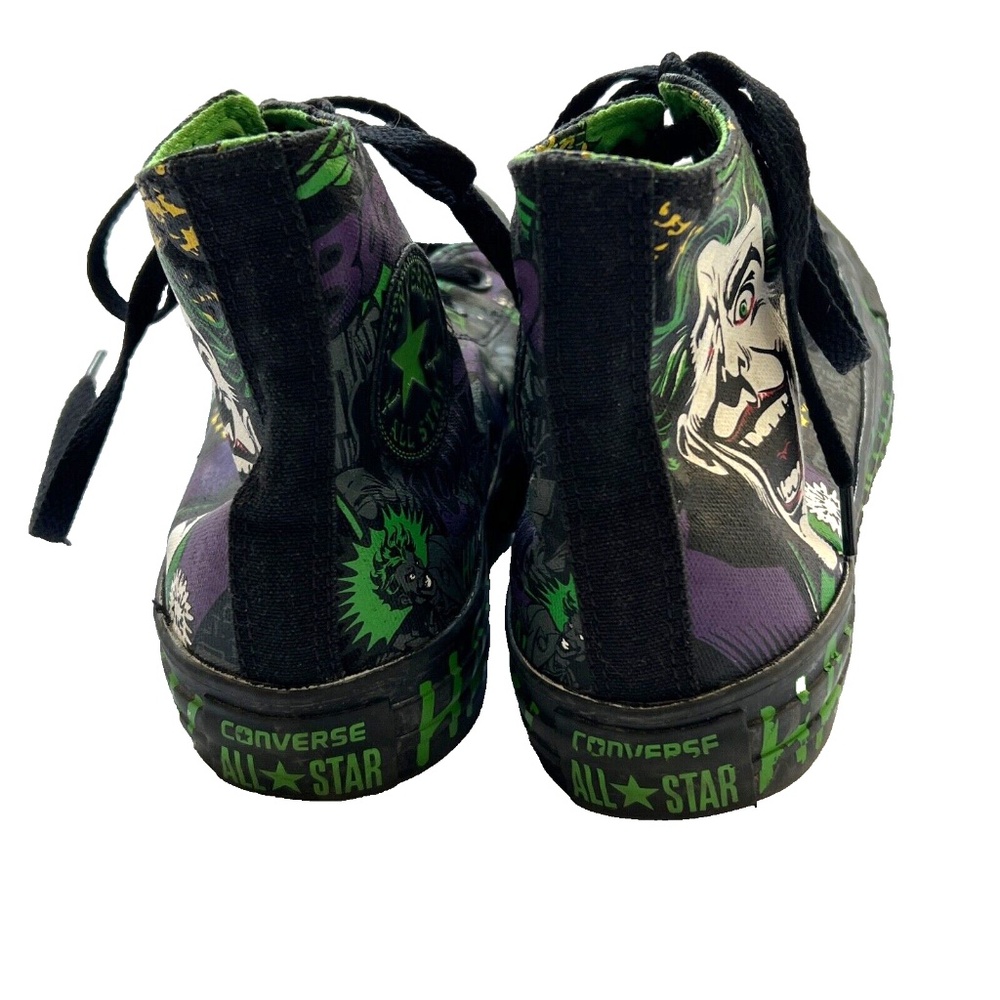 Converse × DC Comics The Joker All-Star High Tops HAHAHA Sizes Mens 5 Womens 7 - Picture 7 of 11